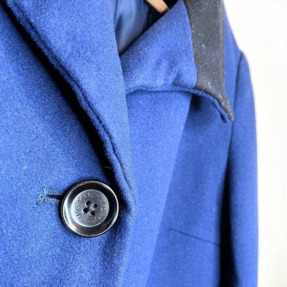 kors michael kors colour block wool-cashmere blend jacket - size 6 - Picture 3 of 8